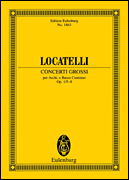 Concerti Grossi, Op. 1, Nos. 5-8 Study Scores sheet music cover